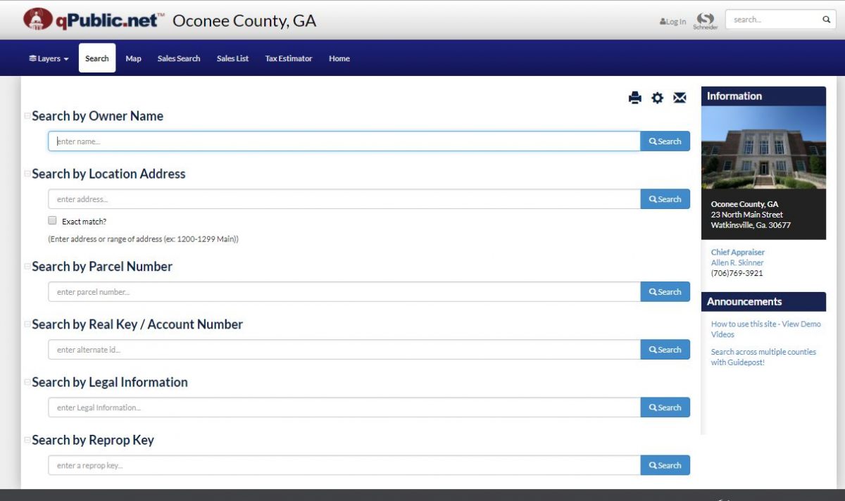 Week 2. Lab. Data files and QPublic GISNOTE